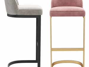 Restoration Hardware 1960S Rome Bar Stool 3D Model