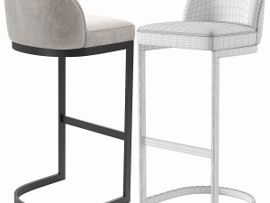 Restoration Hardware 1960S Rome Bar Stool 3D Model