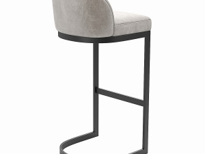Restoration Hardware 1960S Rome Bar Stool 3D Model