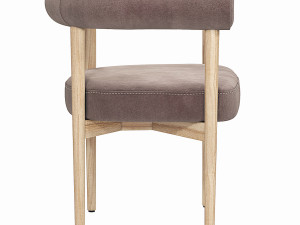Mazz Dining Chair Crate and Barrel 3Dモデル