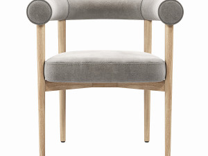 Mazz Dining Chair Crate and Barrel 3Dモデル