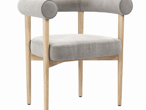 Mazz Dining Chair Crate and Barrel 3Dモデル