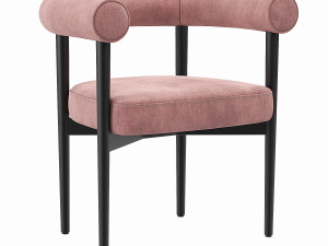 Mazz Dining Chair Crate and Barrel 3Dモデル