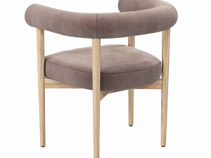 Mazz Dining Chair Crate and Barrel 3Dモデル