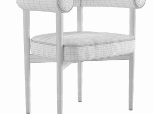 Mazz Dining Chair Crate and Barrel 3Dモデル