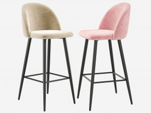 Westwing Amy Bar Stool 3D Model