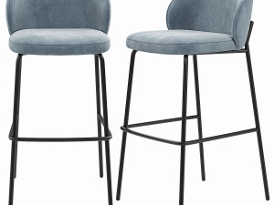 Princeton BoConcept Bar Stool 3D 模型