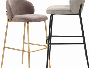 Princeton BoConcept Bar Stool 3D 模型