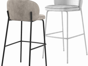 Princeton BoConcept Bar Stool 3D 模型