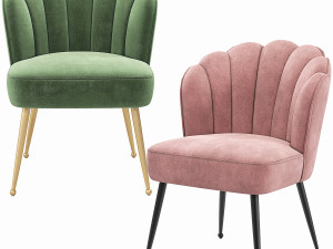Pippa Dining Chair Richmond Interiors 3D Model