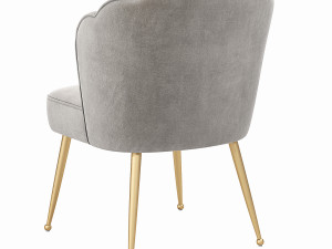 Pippa Dining Chair Richmond Interiors 3D Model
