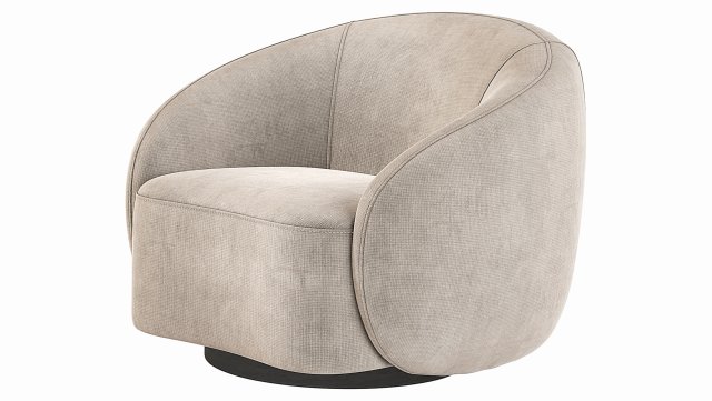 Eichholtz Amore Swivel Chair Modelo 3D .c4d .max .obj .3ds .fbx .stl .blend 