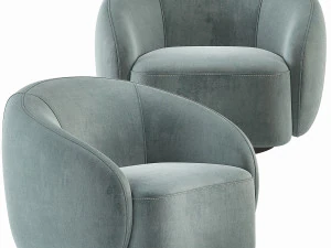 Eichholtz Amore Swivel Chair 3D Model