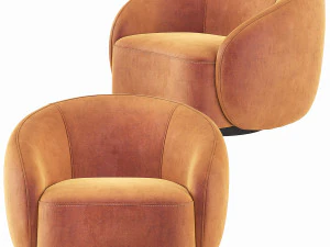 Eichholtz Amore Swivel Chair 3D Model