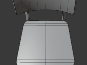 chair white askvoll 3D-Modell