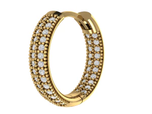 Zirconia Hinged Ring 3D Print Model