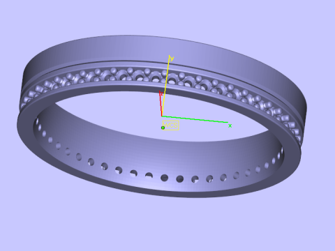 Wedding ring 3D Druckmodell