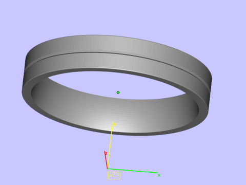 Wedding ring 3D Druckmodell