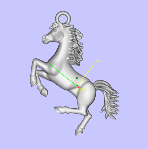 Horse pendant pingente de cavalo Modelo de Impressão 3D .c4d .max .obj .3ds .fbx .stl .blend 