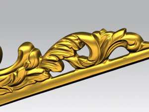 artcam table leg side plate 3D Model