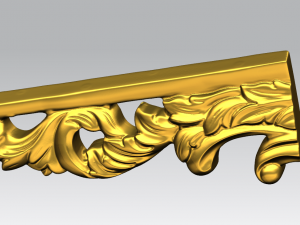 artcam table leg side plate Modelo 3D
