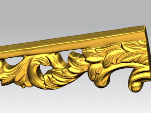 artcam table leg side plate 3D Model