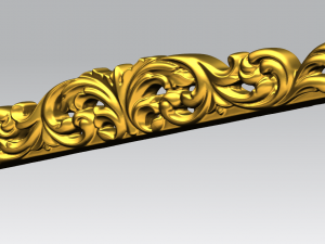 table lower middle plate in artcam 3D 모델