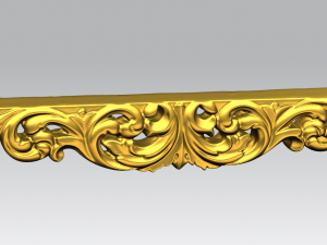 table lower middle plate in artcam Modelo 3D