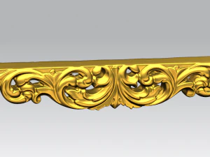 table lower middle plate in artcam 3D Model