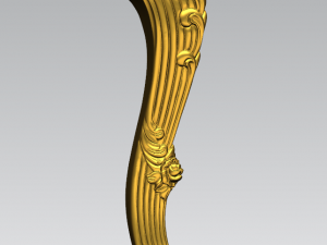 artcam leg design 3d for furniture table design 3D Модель