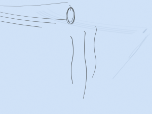posts with wires 3D 模型