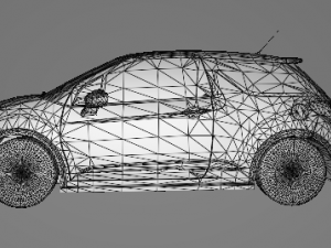 Citroen c3 3D Модель