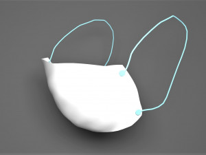 mask of medical low poly 3D Model