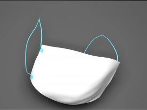mask of medical low poly 3D Model