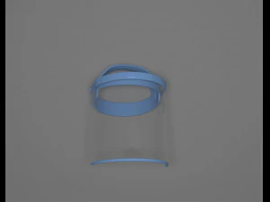 face visor- conrona visor- medical mask 3D Model