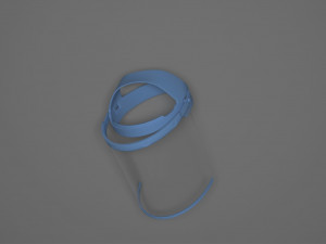 face visor- conrona visor- medical mask 3D-Modell