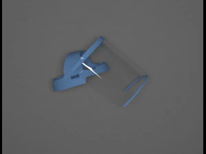 face visor- conrona visor- medical mask 3D Model