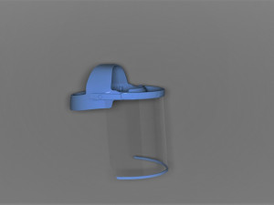 face visor- conrona visor- medical mask 3D Model