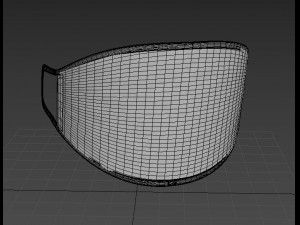 fendi medical mask- corona mask- medical mask 3D Модель