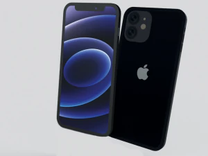 एप्पल आईफोन 12 - 3डी आईफोन मॉडल 3D मॉडल