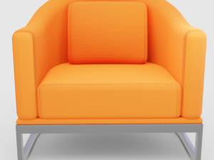 round chair 3D मॉडल
