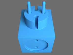 triple outlet 3D Model