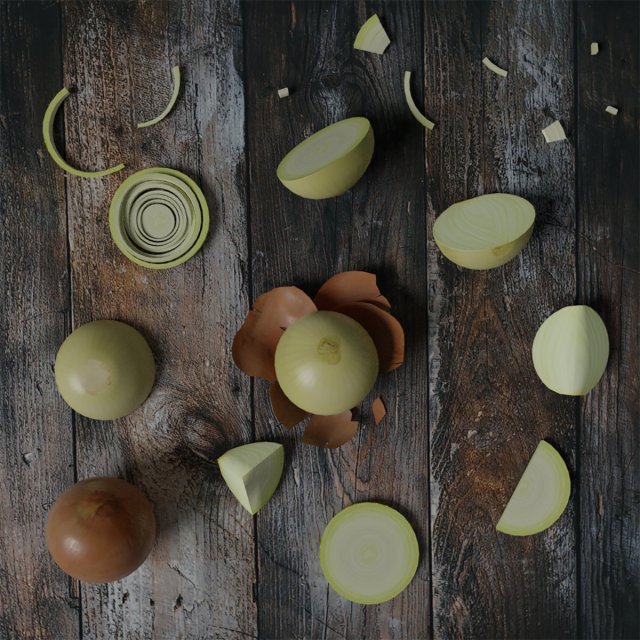 low poly onion photorealistic scene Modello 3D .c4d .max .obj .3ds .fbx .stl .blend