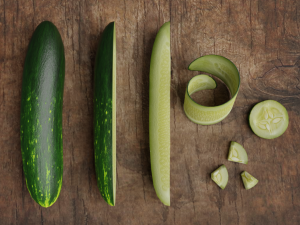 low poly photorealistic cucumber 3D 모델