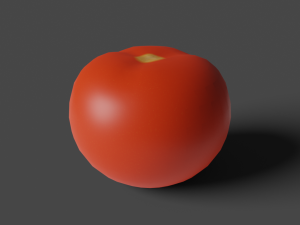low poly tomato photorealistic scene 3D Model