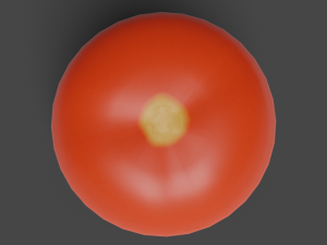 low poly tomato photorealistic scene 3D Model