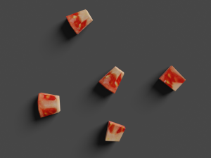 low poly tomato photorealistic scene 3D Model