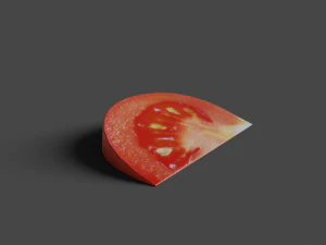 low poly tomato photorealistic scene 3D Model