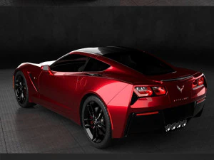 chevrolet corvette stingray c7 Model 3D