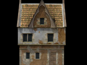 मध्ययुगीन घर 3D मॉडल